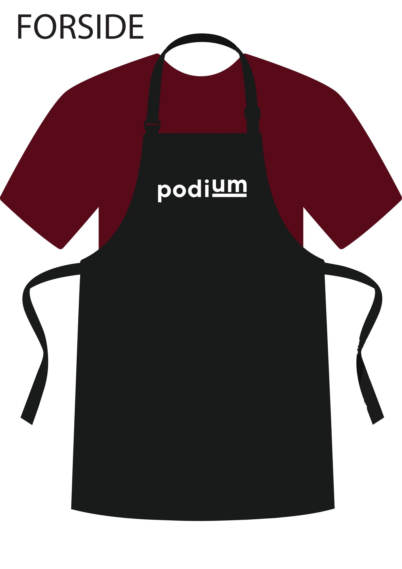 T-shirt — variant til uniform.